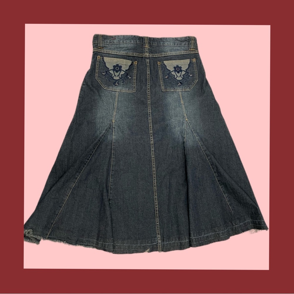 Y2K 90’s Mudd Denim Midi Skirt